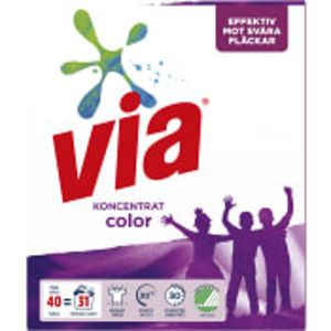 Tvättmedel Color 1,5kg Via för 52,9 kr på ICA Maxi