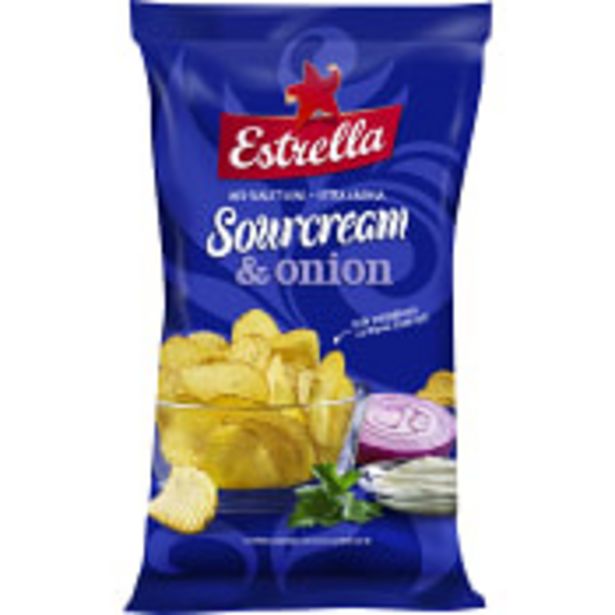 Sourcream & Onion Chips 40g Estrella för 7,9 kr