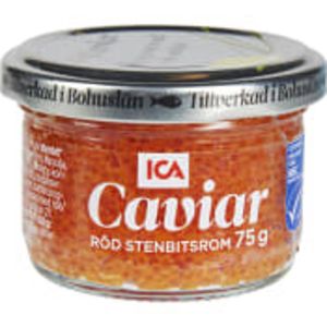 Caviar Röd Stenbitsrom 75g ICA för 33,9 kr på ICA Maxi