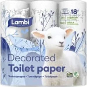 Toalettpapper Dekor 18-p Lambi för 84,9 kr på ICA Maxi
