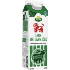 Mellanmjölk 1,5% 1l Arla Ko  för 10,9 kr på ICA Maxi