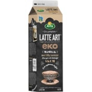 Mjölk Latte Art Ekologisk 2,6% 1l Arla för 18,9 kr på ICA Maxi