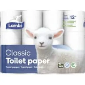 Toalettpapper Classic 12-p Lambi för 56,9 kr på ICA Maxi
