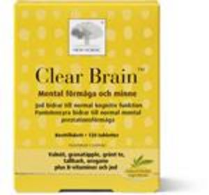 Clear Brain Kosttillskott, 120 st för 321,75 kr på Apoteket