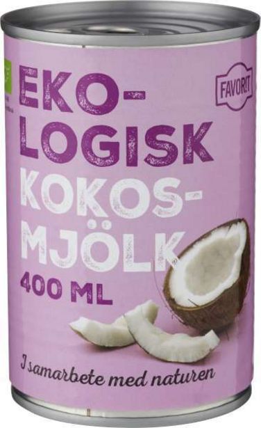 Kokosmjölk EKO för 16,5 kr