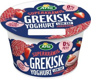 Grekisk Yoghurt Jordgubb 0,2% för 12,95 kr på City Gross