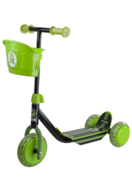Sparkcykel Mini Kid 3W, Svart/Grön för 329 kr