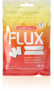 Flux Tuggummi Fresh Fruit, påse, 45 st för 19 kr på Lloyds Apotek