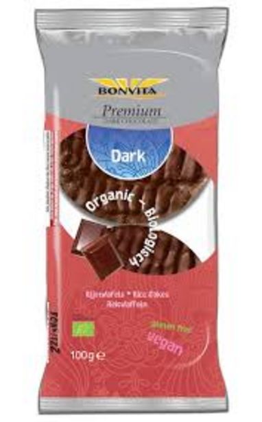 Riskakor Mörk Choklad 100g Bon Eko för 25 kr