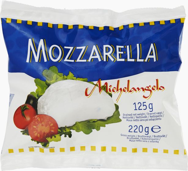 Mozzarella Michelangelo för 20 kr
