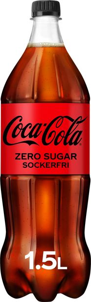 Coca-Cola Zero Sugar 1,5L för 20,95 kr