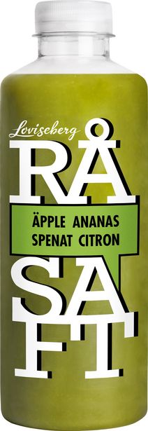 Råsaft Spenat, Äpple, Ananas & Citron för 43,95 kr på MatHem