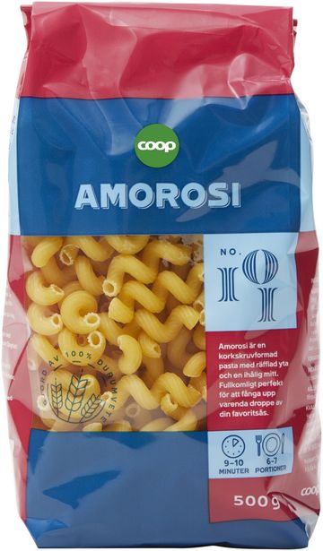 Pasta Amorosi för 9,95 kr