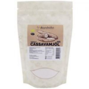 Cassava Mjöl Finmalt RB EKO 500g för 41,65 kr på Råvarubutiken