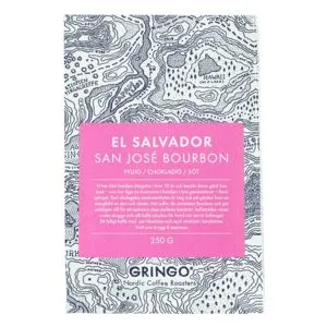 GRINGO – EL SALVADOR SAN JOSÉ BOURBON 250 GRAM för 119 kr på Bönor och Blad