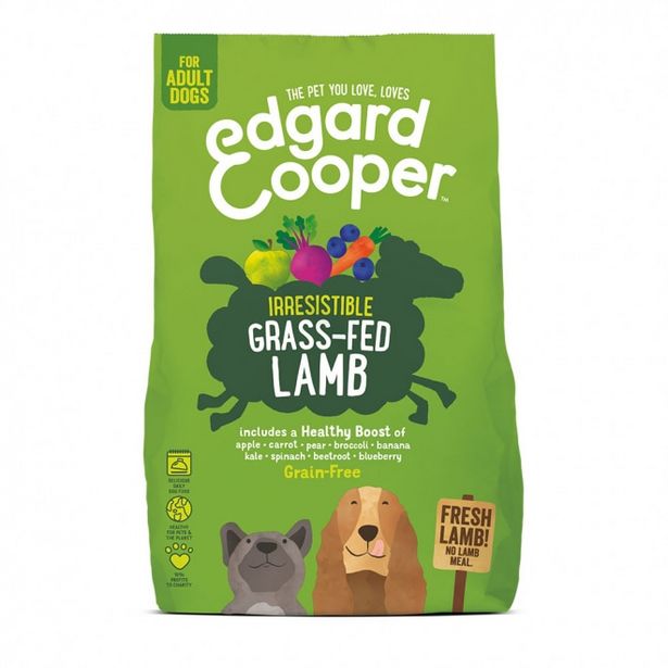 Edgard & Cooper Dog Grain Free Lamm för 212 kr på Animail