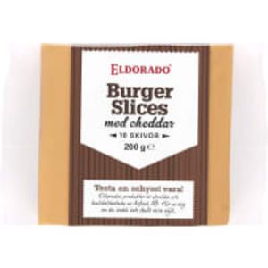 Burgers Slices Cheddar Hamburger Ost för 22 kr på Hemköp