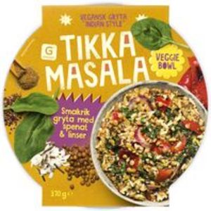 Tikka Masala Veggie Bowl Fryst för 32,5 kr på Hemköp
