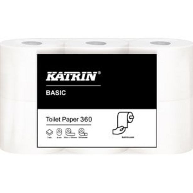 Toalettpapper Katrin Basic, 42 x 50 m för 339 kr