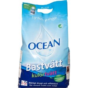 Tvättmedel Ocean Bastvätt Parfymerad Refill, 6,2 kg för 349 kr på Granngården