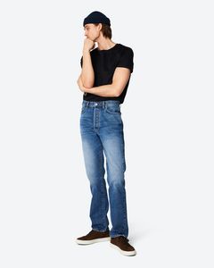 Herman Straight Mid Stone Jeans för 719,2 kr på Volt