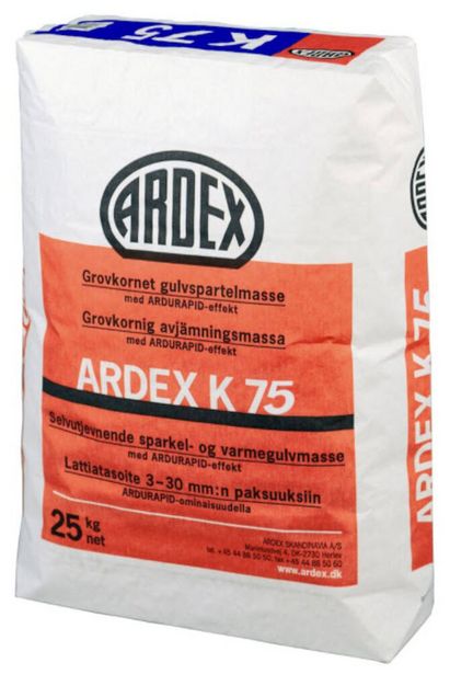 AVJÄMNINGSMASSA K75 ARDEX 25KG för 529 kr