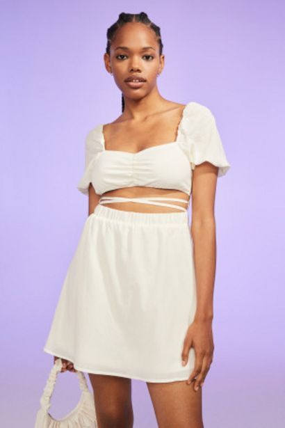 Tvådelad klänning med knytband för 79,9 kr på H&M