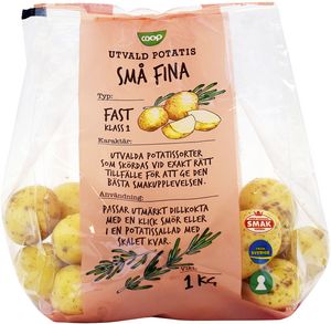 Potatis Små Fina 900Gr för 24,95 kr på Coop
