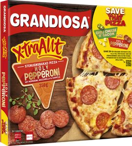 Pizza X-tra Allt Pepperoni för 44,95 kr på Coop