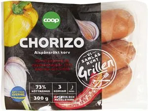 Chorizo för 31,5 kr på Coop
