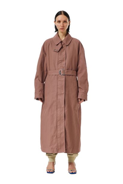 Trench coat in double-faced twill för 3450 kr på Diesel