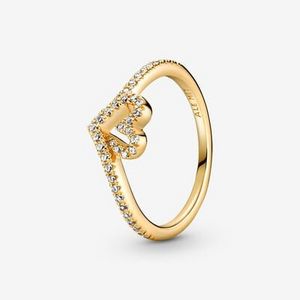 Pandora Timeless wishbone-ring med glittrande stenar för 499 kr på Pandora