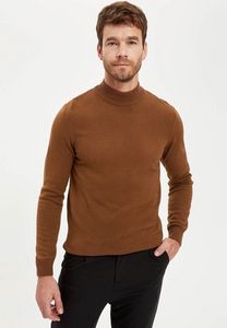 SLIM FIT - Stickad tröja - brown för 196,9 kr på Zalando