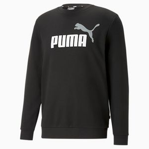 Essentials+ Two-Tone Big Logo Crew Neck Men's Sweater för 299,95 kr på Puma