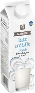Lättmjölk 0,5% Laktosfri för 18,5 kr på City Gross