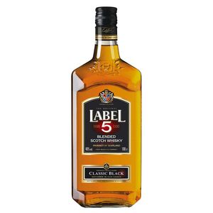 Label 5 whisky 40% 1 l. för 157,17 kr på Fleggaard