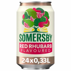 Somersby Red Rhubarb Cider 4,5% 24 x 33 cl. för 157,17 kr på Fleggaard